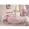 Rosa weiße Schlafzimmer-Satz-Möbel 960mm MDF nette Kinder