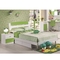Bett der Cappellini-Grün-Kinderschlafzimmer-Satz-moderne Kinder der Möbel-960mm