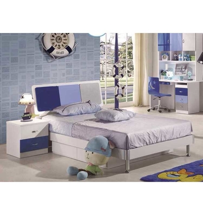Feste hölzerne Jungen-Schlafzimmer-Möbel-einzelne Kinder betten Sätze 1.28m Cabrini