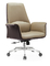 Lederner ergonomischer Büro-Stuhl skandinavische Art-Exekutive-Browns